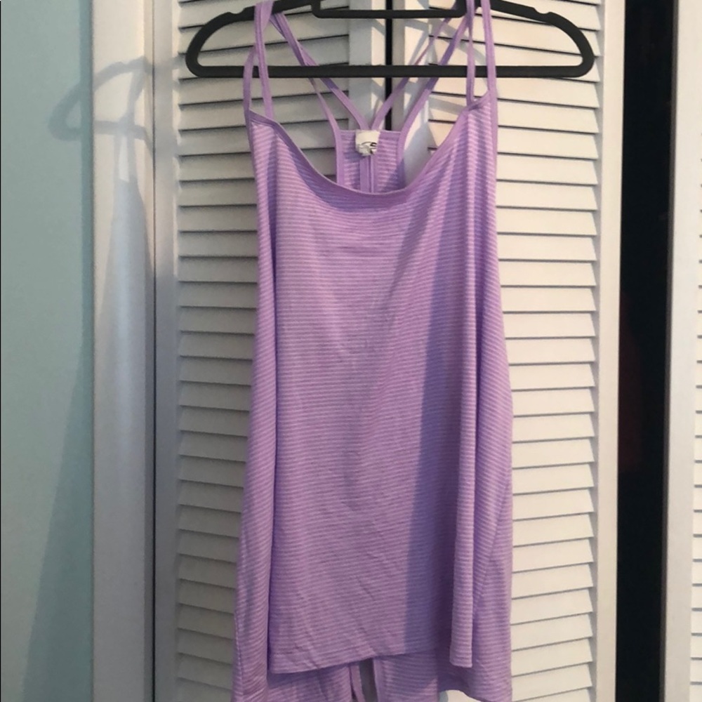 Purple champion tank top